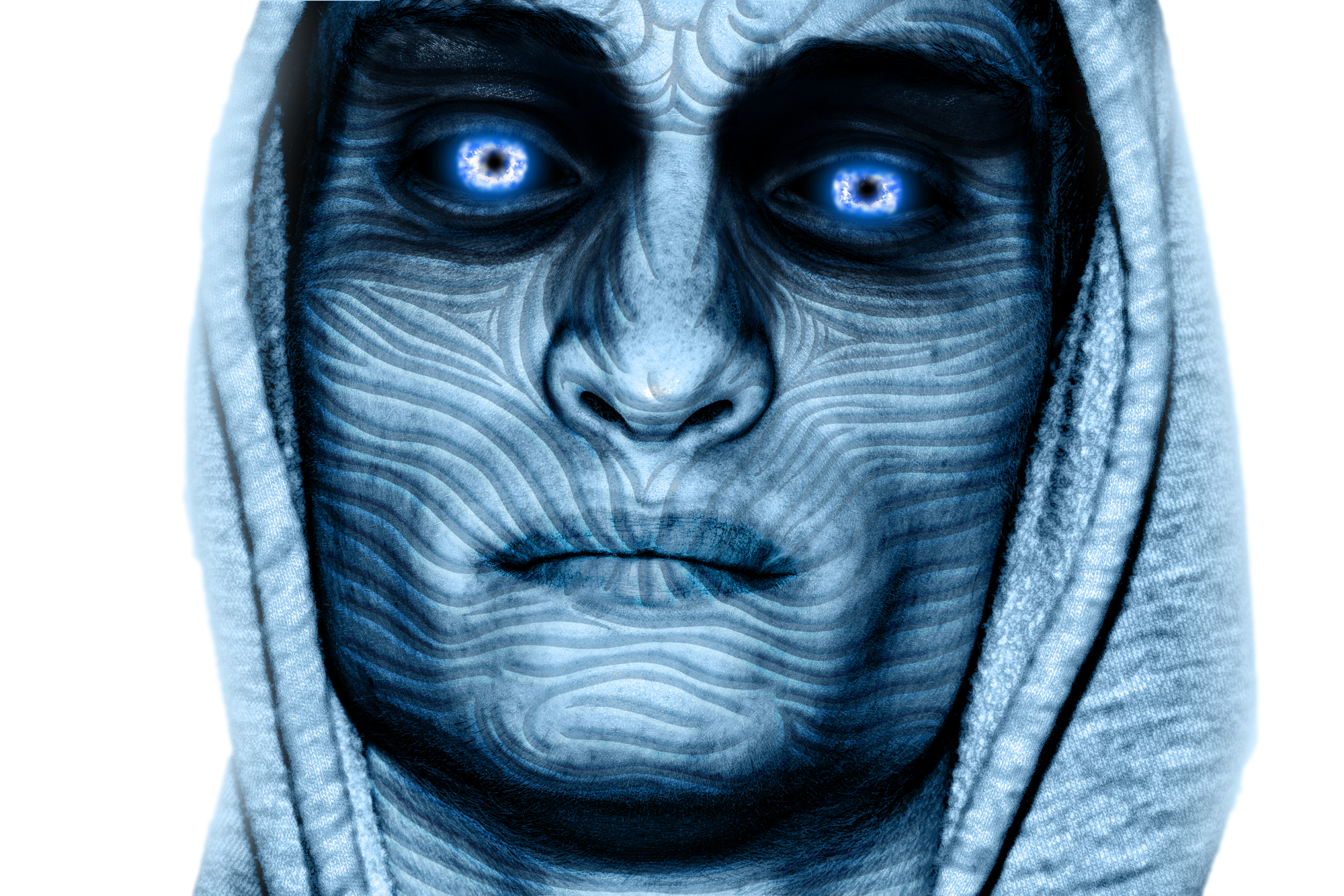 White walker project after adding lifeless pupils