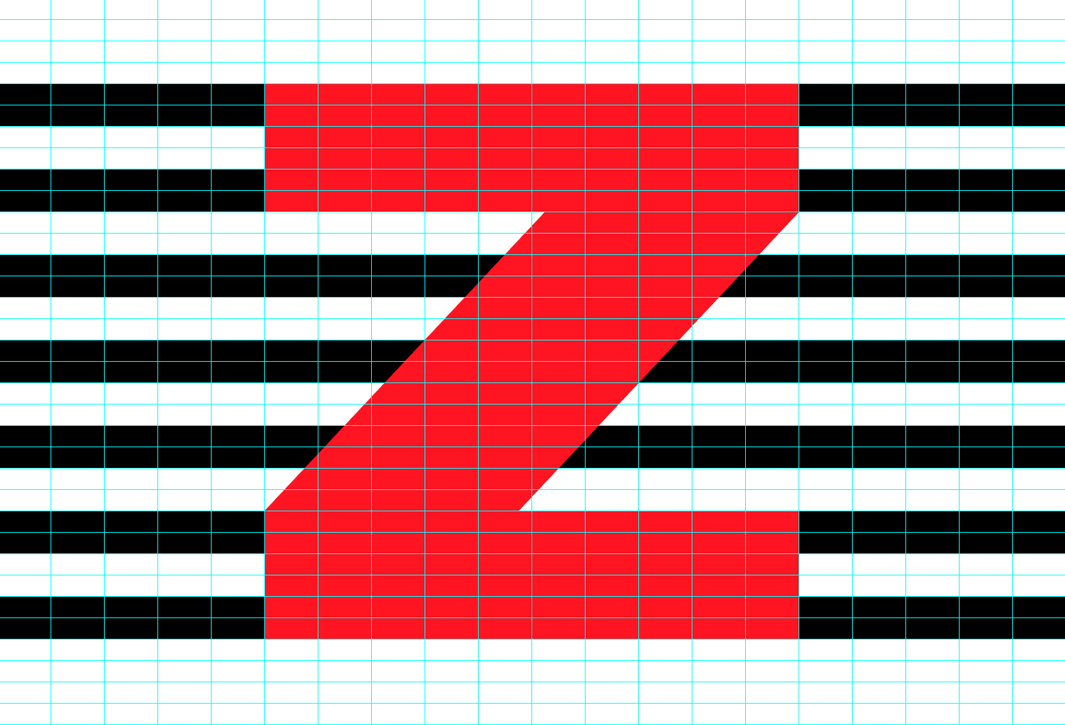 A big Z to serve as a blanketed logo object