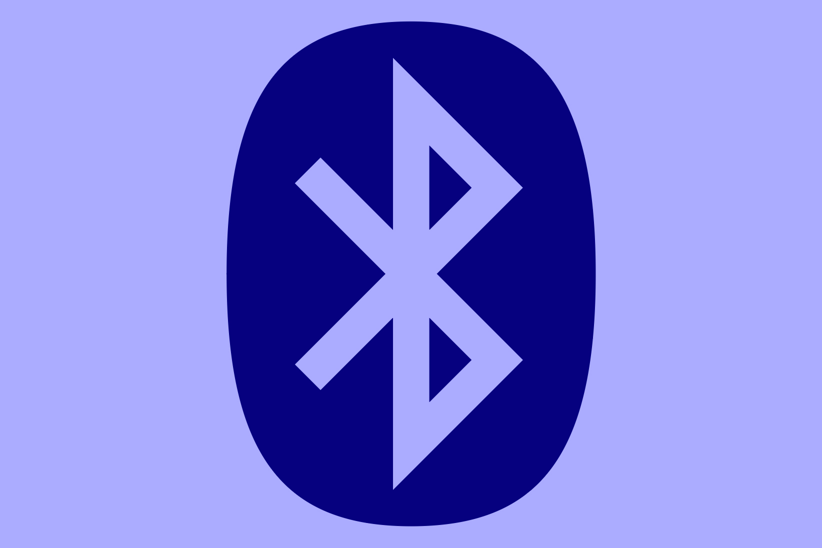 The Bluetooth symbol accurately crafted in Adobe Illustraor