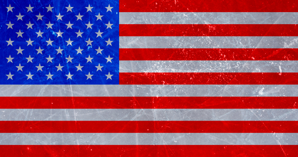 Deke's Photoshop rendition of the American flag.