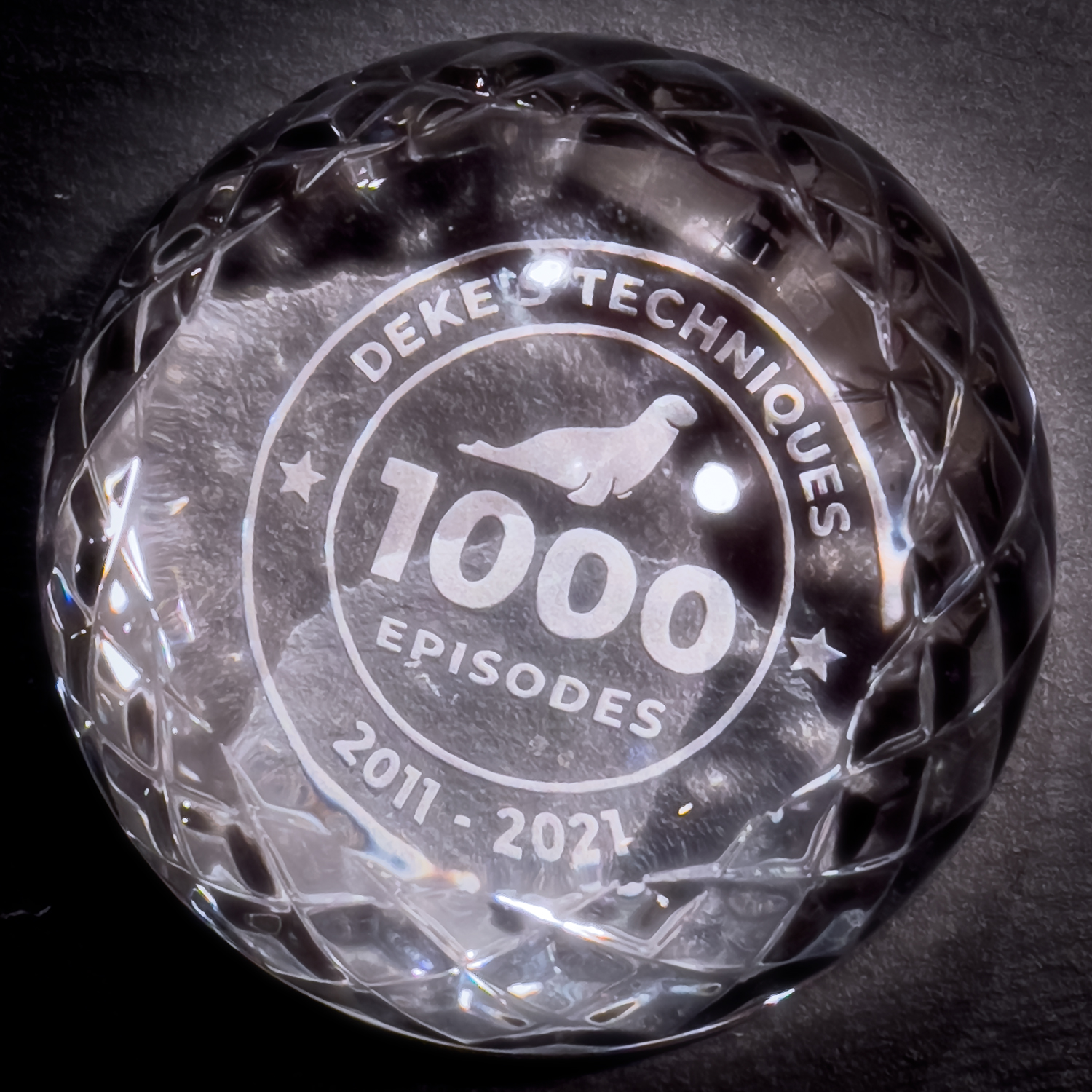 A beautiful 1000 pound 1000-year-old paperweight from my friends at LinkedIn Learning
