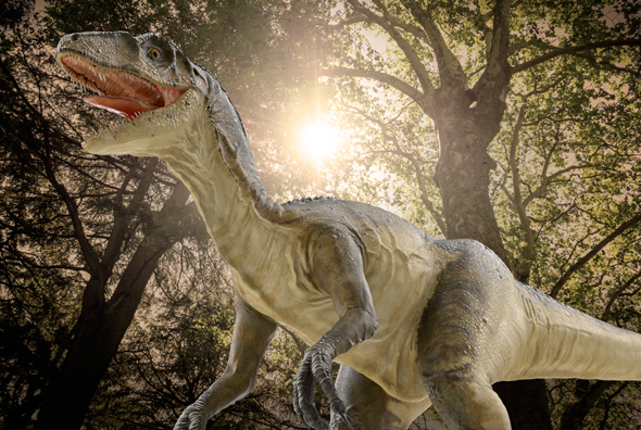 PixelSquid 3D dinosaur before Photoshop tweaking