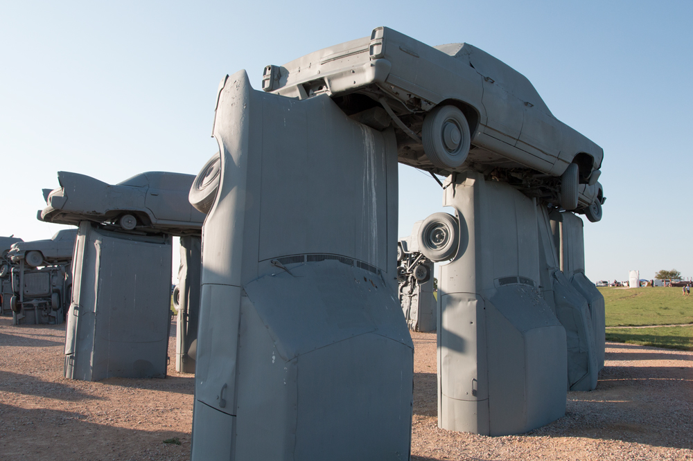 Carhenge, Nebraska during the day