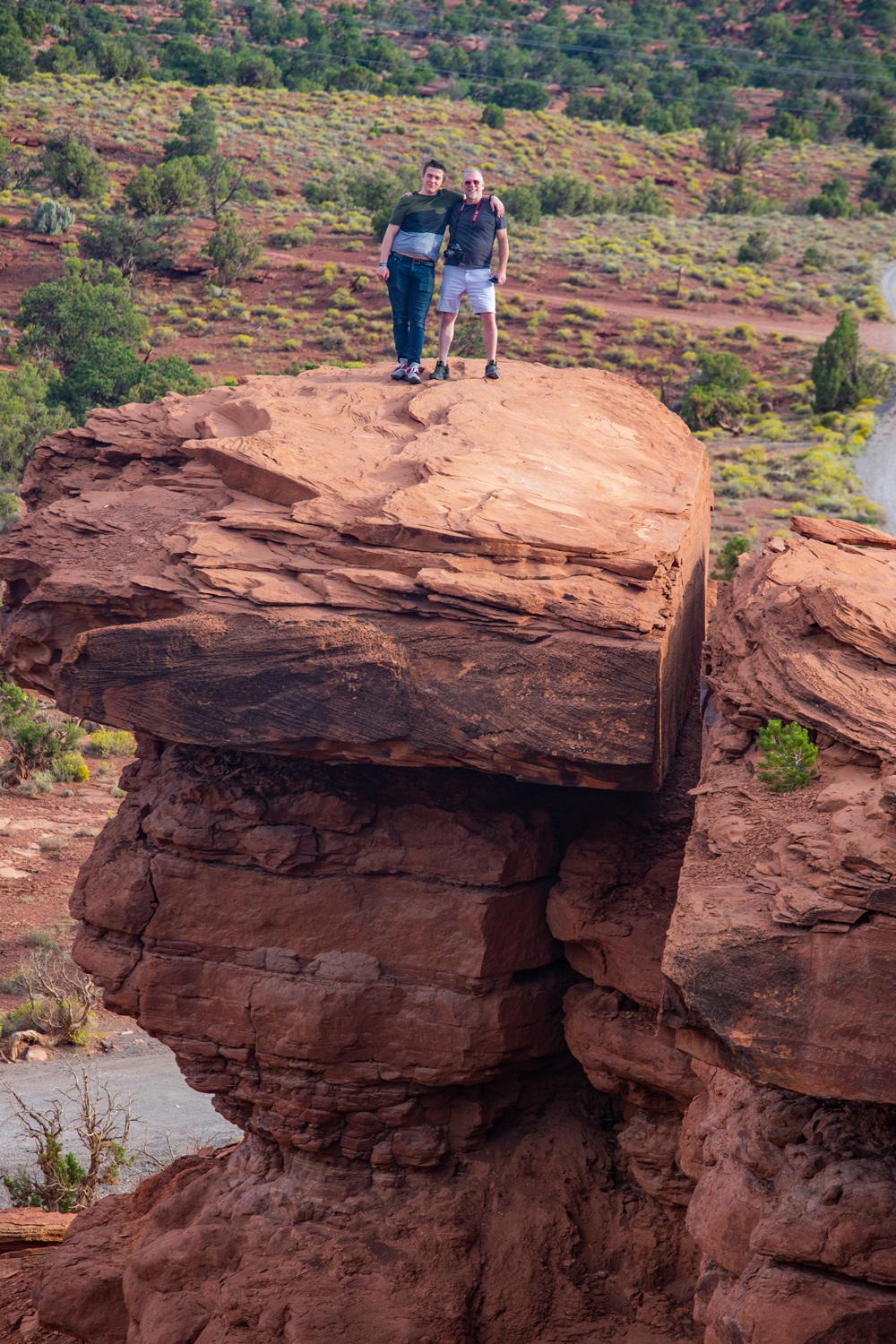 Deke and Max on Capitol Reef