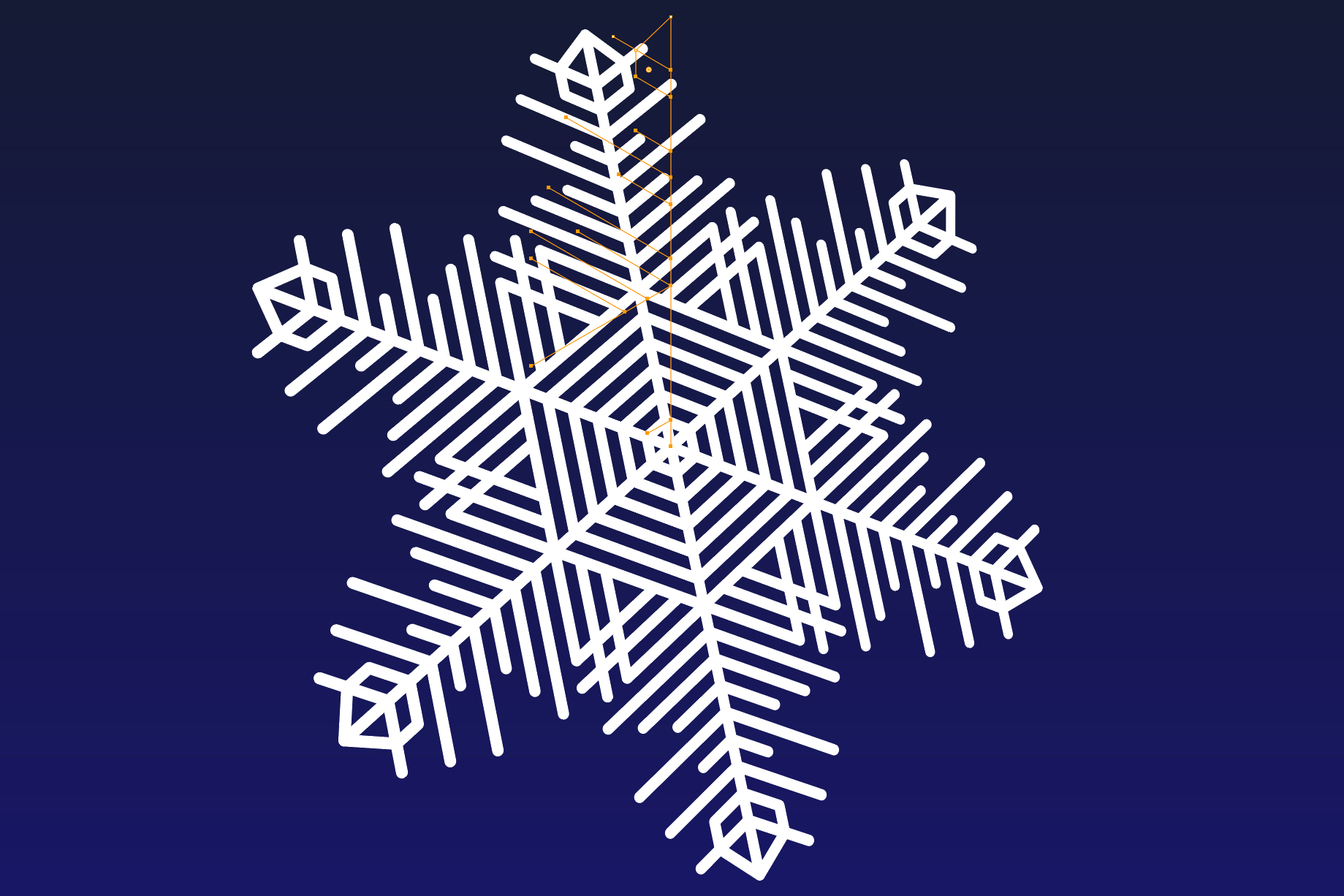 Snowflake in Illustrator