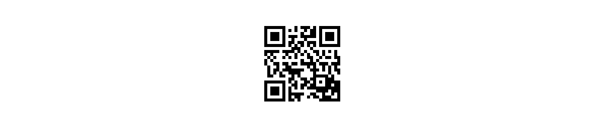 A small, unassuming QR code