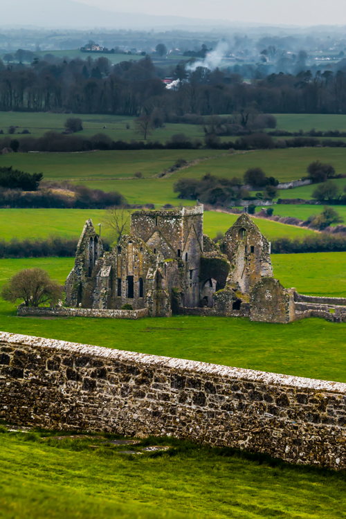 A regular-sized view of the Tipperary landscape from Rock of Cashel.