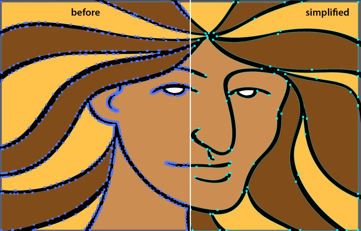 The improved simplify command in illustrator 2020 a deke article